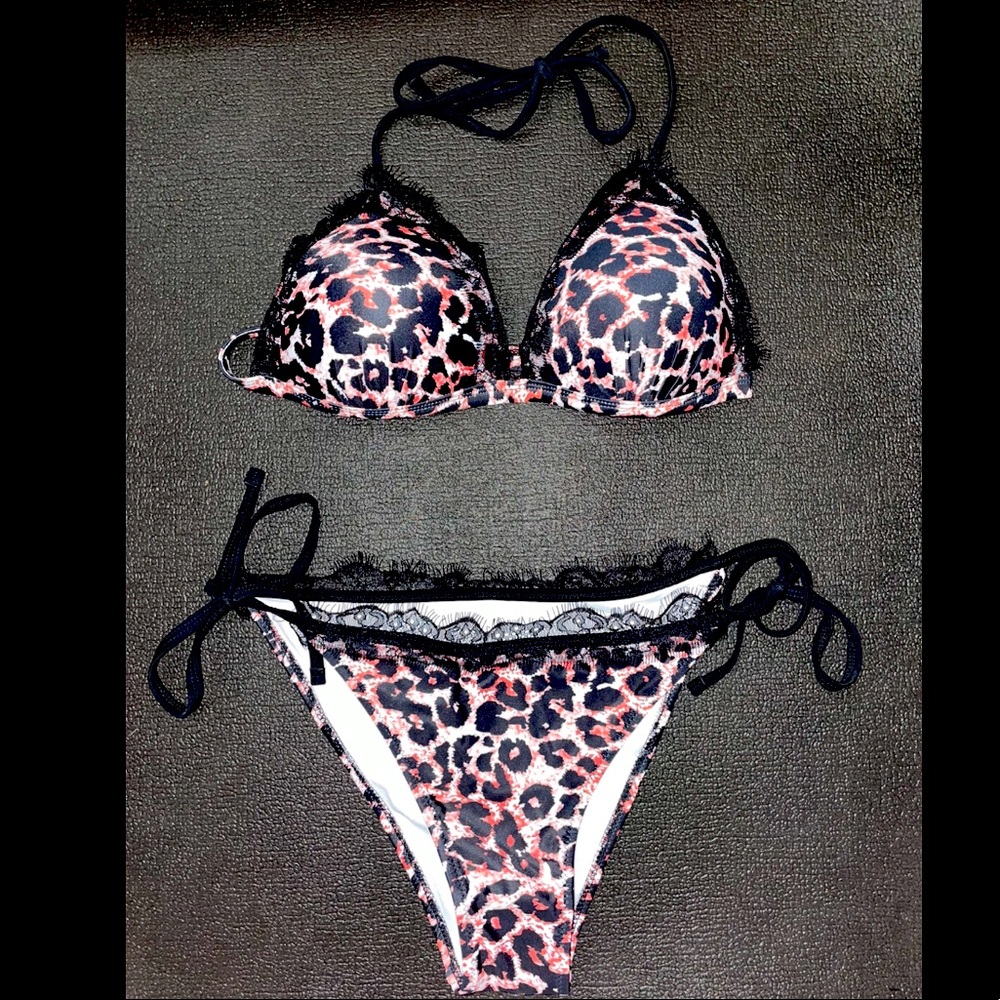 Leopard bikini/lingerie swimsuit